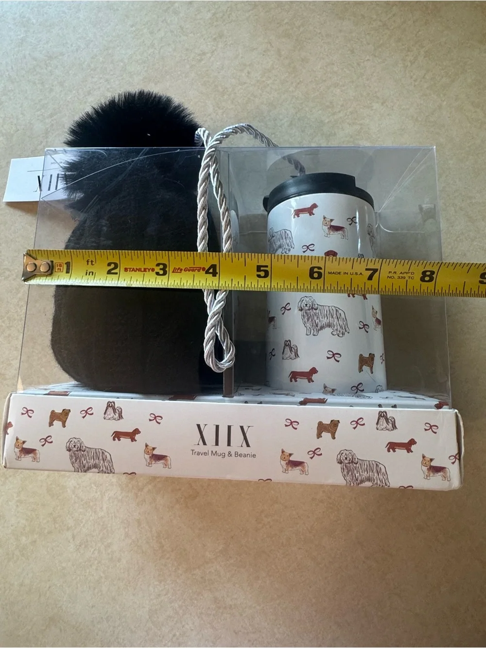 XIIX Dog Travel Mug & Beanie Hat Set